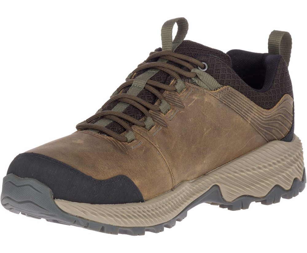 Merrell Hiking Shoes Brown - Forestbound Waterproof - Mens 95GUQRKAV